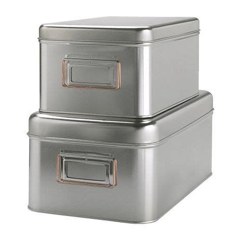 decrotive metal box with lid|steel storage boxes with lids.